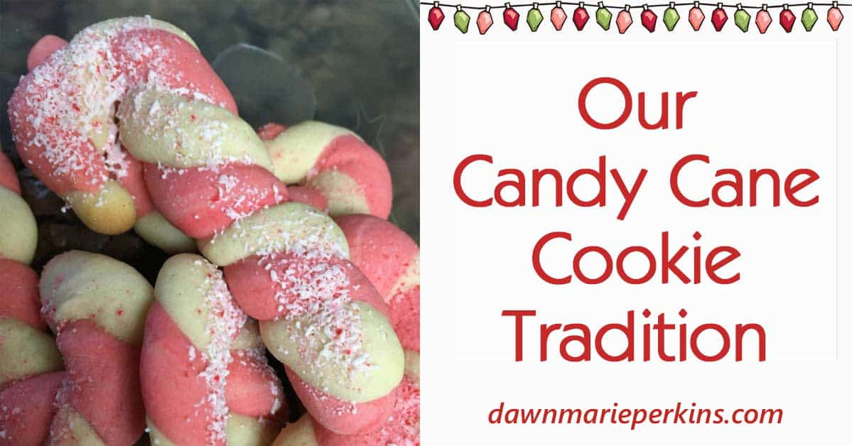 Our Candy Cane Cookie Tradition